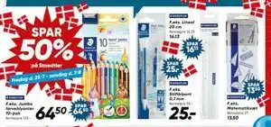Bilka SPAR 50% på Staedtler tilbud