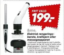 Bilka Elektrisk rengørings børste, krøllejern eller massageapparat, DKK 199 tilbud