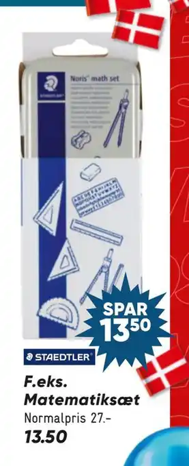 Bilka Matematiksæt, DKK 13.5 tilbud