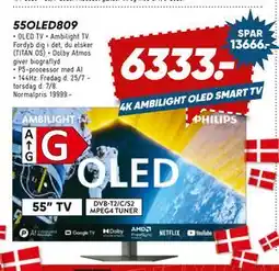 Bilka PHILIPS 55OLED809, DKK 6333 tilbud