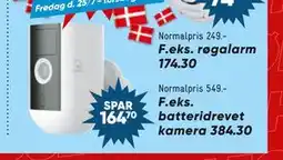 Bilka batteridrevet kamera, DKK 384.3 tilbud
