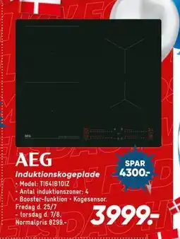 Bilka Induktionskogeplade, DKK 3999 tilbud
