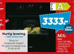 Bilka Ovn, DKK 3333 tilbud