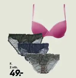 Bilka Bh eller 3-pak trusser, DKK 49 tilbud