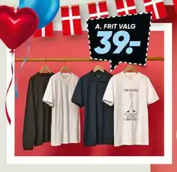 Bilka T-shirt eller polo, DKK 39 tilbud