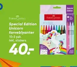 Bilka Special Edition Unicorn farveblyanter, DKK 40 tilbud