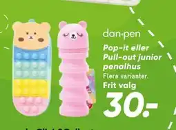 Bilka Pop-it eller Pull-out junior penalhus, DKK 30 tilbud