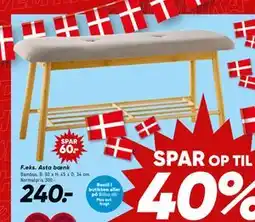 Bilka Asta bænk, DKK 240 tilbud