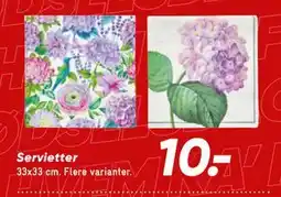 Bilka Servietter, DKK 10 tilbud