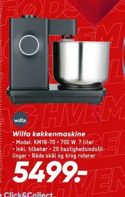 Bilka Wilfa køkkenmaskine, DKK 5499 tilbud