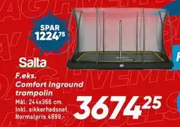 Bilka Comfort Inground trampolin, DKK 3674.25 tilbud
