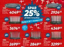 Bilka SPAR 25% på Salta trampoliner tilbud