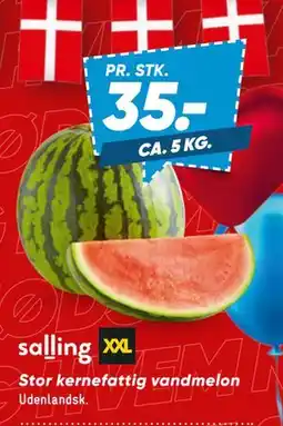 Bilka Stor kernefattig vandmelon, DKK 35 tilbud
