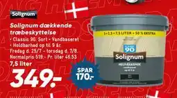 Bilka Solignum dækkende træbeskyttelse, DKK 349 tilbud