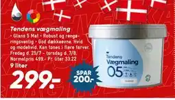 Bilka Tendens vægmaling, DKK 299 tilbud