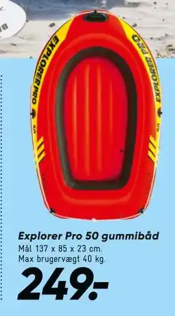 Bilka Explorer Pro 50 gummibåd, DKK 249 tilbud