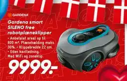Bilka Gardena smart SILENO free robotplæneklipper, DKK 9999 tilbud