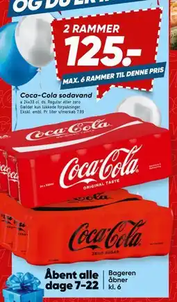 Bilka Coca-Cola sodavand, DKK 125 tilbud
