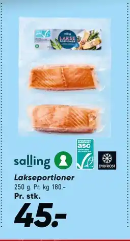 Bilka Lakseportioner, DKK 45 tilbud