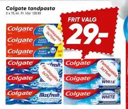 Bilka Colgate tandpasta, DKK 29 tilbud