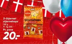 Bilka 3-Stjernet stjernehaps, DKK 20 tilbud