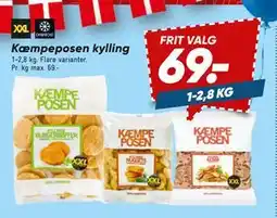 Bilka Kæmpeposen kylling, DKK 69 tilbud