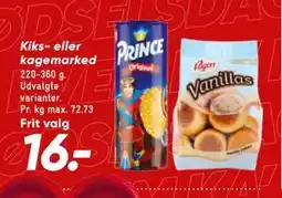 Bilka Kiks- eller kagemarked, DKK 16 tilbud