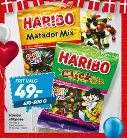 Bilka Haribo slikpose, DKK 49 tilbud