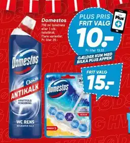 Bilka Domestos, DKK 15, App-pris tilbud