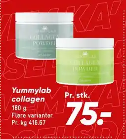Bilka Yummylab collagen, DKK 75 tilbud