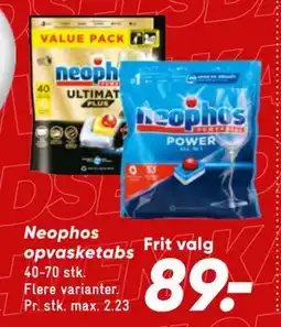 Bilka Neophos opvasketabs, DKK 89 tilbud