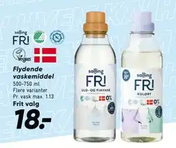 Bilka Flydende vaskemiddel, DKK 18 tilbud