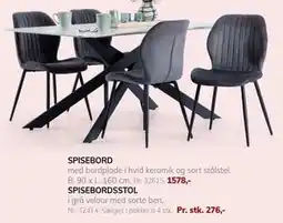 Daells Bolighus SPISEBORDSSTOL, DKK 276 tilbud