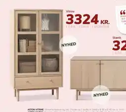 Daells Bolighus ASTON VITRINE, DKK 3324 tilbud