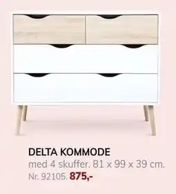 Daells Bolighus DELTA KOMMODE, DKK 875 tilbud