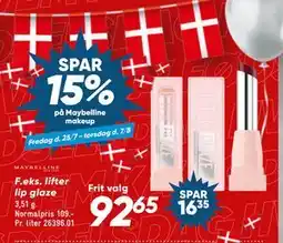 Bilka SPAR 15% på Maybelline makeup tilbud