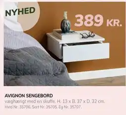 Daells Bolighus AVIGNON SENGEBORD, DKK 389 tilbud
