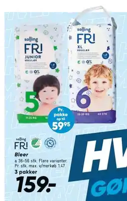 Bilka Bleer, DKK 159 tilbud