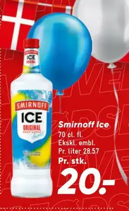 Bilka Smirnoff Ice, DKK 20 tilbud