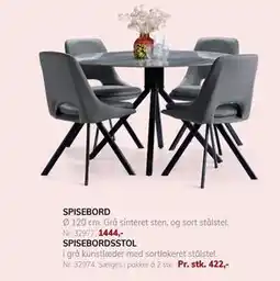 Daells Bolighus SPISEBORDSSTOL, DKK 422 tilbud