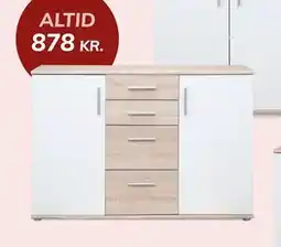 Daells Bolighus 4 skuffer og 2 låger, DKK 878 tilbud