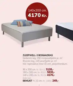 Daells Bolighus ZLEEPWELL-3 BOXMADRAS tilbud