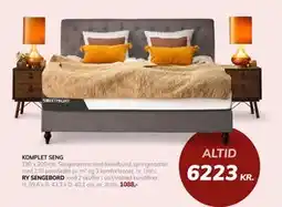 Daells Bolighus KOMPLET SENG RY SENGEBORD, DKK 6223 tilbud