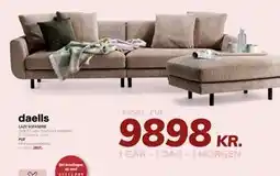 Daells Bolighus LAZY SOFASERIE, DKK 9898 tilbud