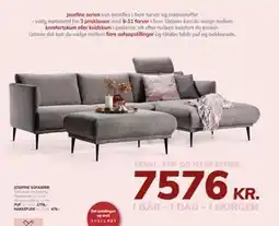 Daells Bolighus JOSEFINE SOFASERIE, DKK 7576 tilbud