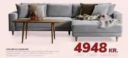 Daells Bolighus SOFA MED XL CHAISELONG, DKK 4948 tilbud