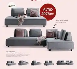 Daells Bolighus SOFA OG SOVESOFA, DKK 2978 tilbud