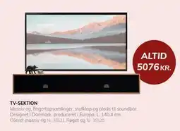 Daells Bolighus TV-SEKTION, DKK 5076 tilbud