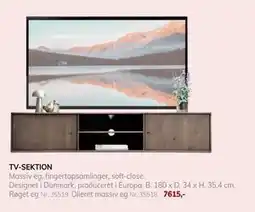 Daells Bolighus TV-SEKTION, DKK 7615 tilbud