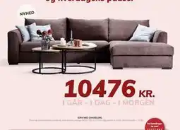 Daells Bolighus SOFA MED CHAISELONG, DKK 10476 tilbud